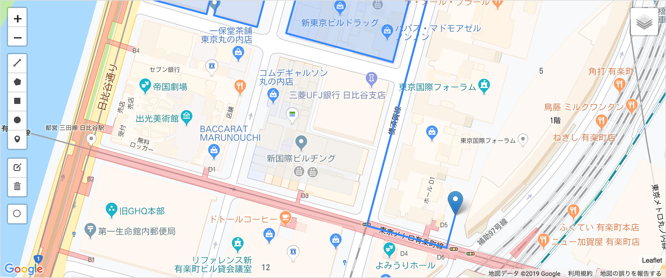 GIS（地理情報システム）のデモ